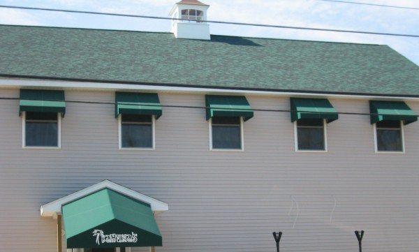 Stationary awnings for Kahuna's, by Leavitt & Parris