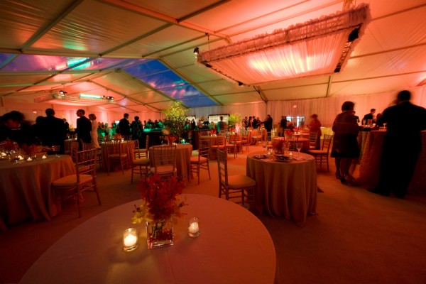 Mercy Hospital in Maine, grand opening event, tent, lighting and decor by Leavitt & Parris
